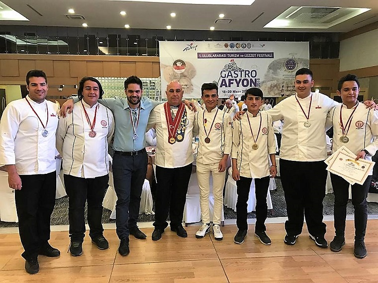 Συμμετοχή της ΑΝΚΟ στον Διεθνή Διαγωνισμό Μαγειρικής της Gastro Afyon 2018 στην Τουρκία