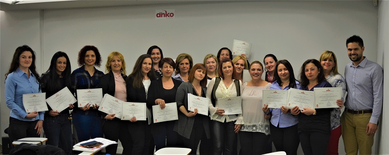Τελετή αποφοίτησης σπουδαστών των ταχύρυθμων προγραμμάτων οροφοκομίας Α & Β επιπέδου της Anko Κω