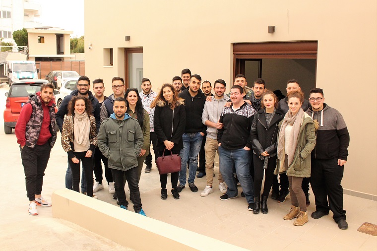 Επίσκεψη σπουδαστών ΙΕΚ Ζαχαροπλαστικής Αnko Ρόδου στην επιχείρηση Παγωτομάνια